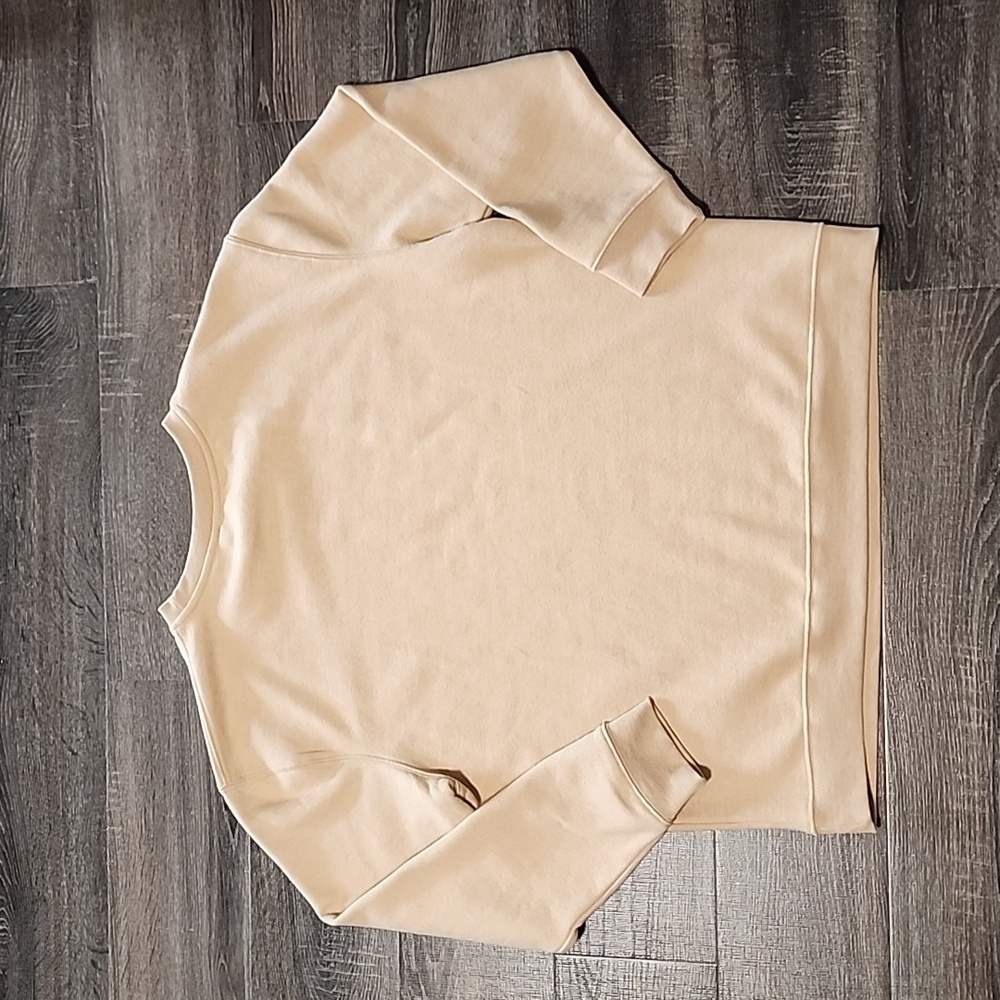 Nobody's Child camel "Be Kind" circle logo Crew Neck sweatshirt - Picture 4 of 4